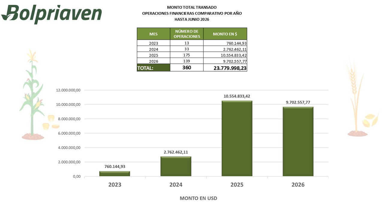 Monto Total Transado Año 2026